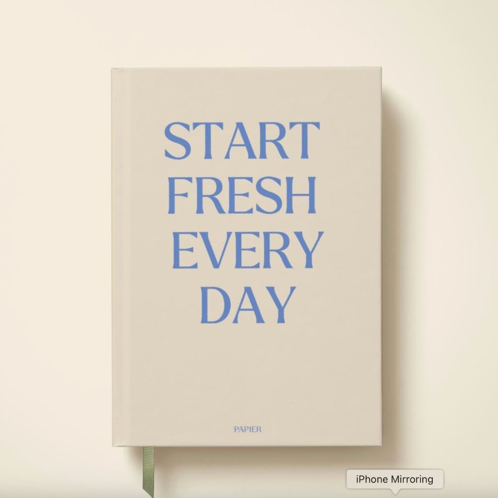 Papier “Wonder” Productivity Journal - Start Fresh Every Day - NWT